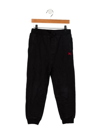 Burberry Boys Solid Embroidered Sweatpants