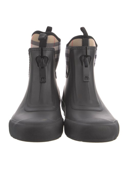Burberry House Check Pattern Rubber Rain Boots
