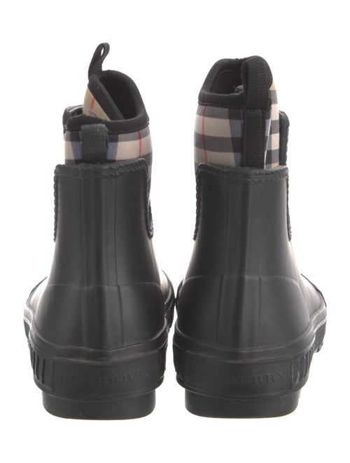 Burberry House Check Pattern Rubber Rain Boots