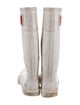 Burberry House Check Pattern Rubber Rain Boots