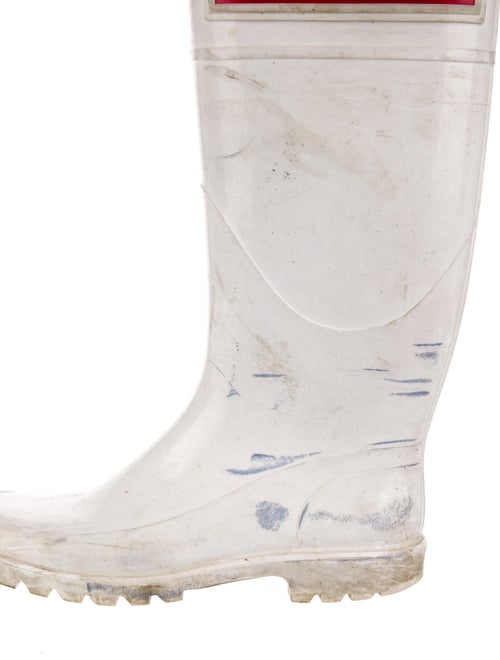 Burberry House Check Pattern Rubber Rain Boots