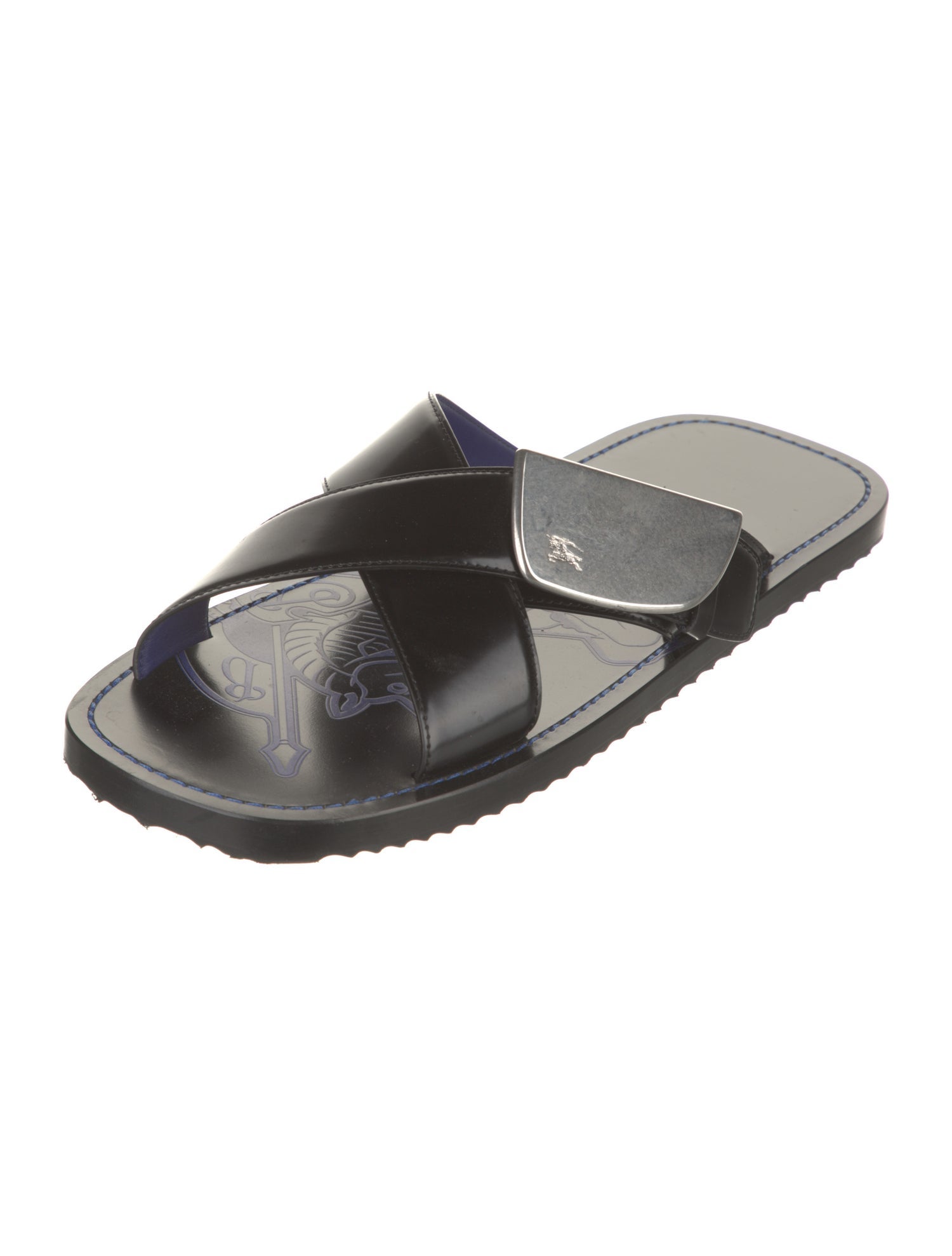 Burberry Leather Slides