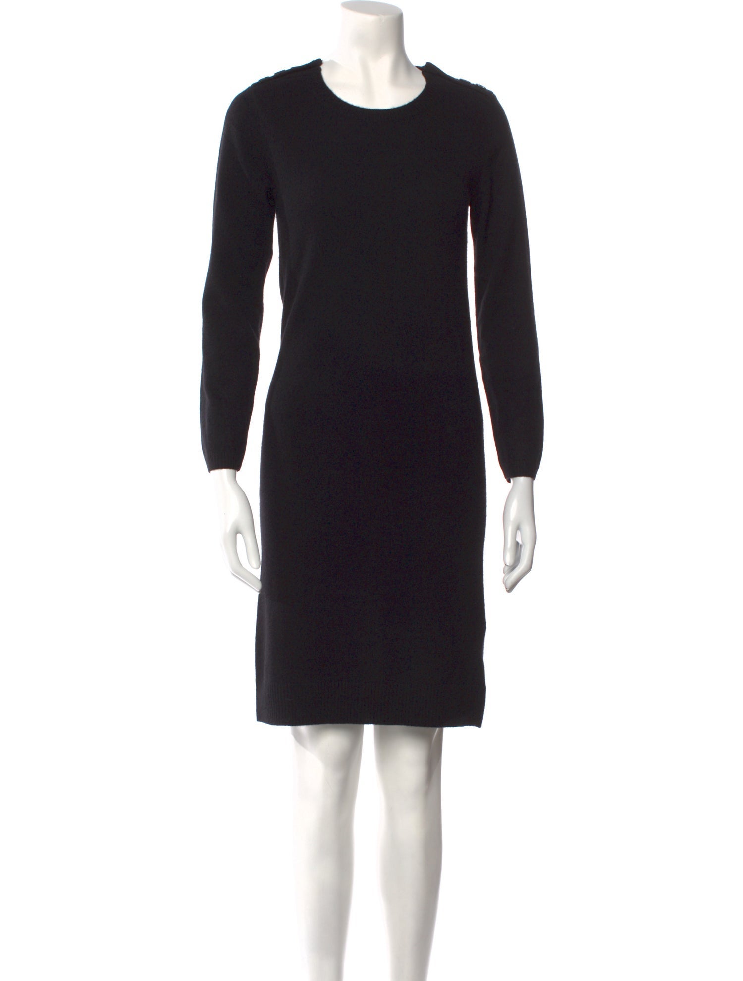 Burberry Crew Neck Knee-Length Dress