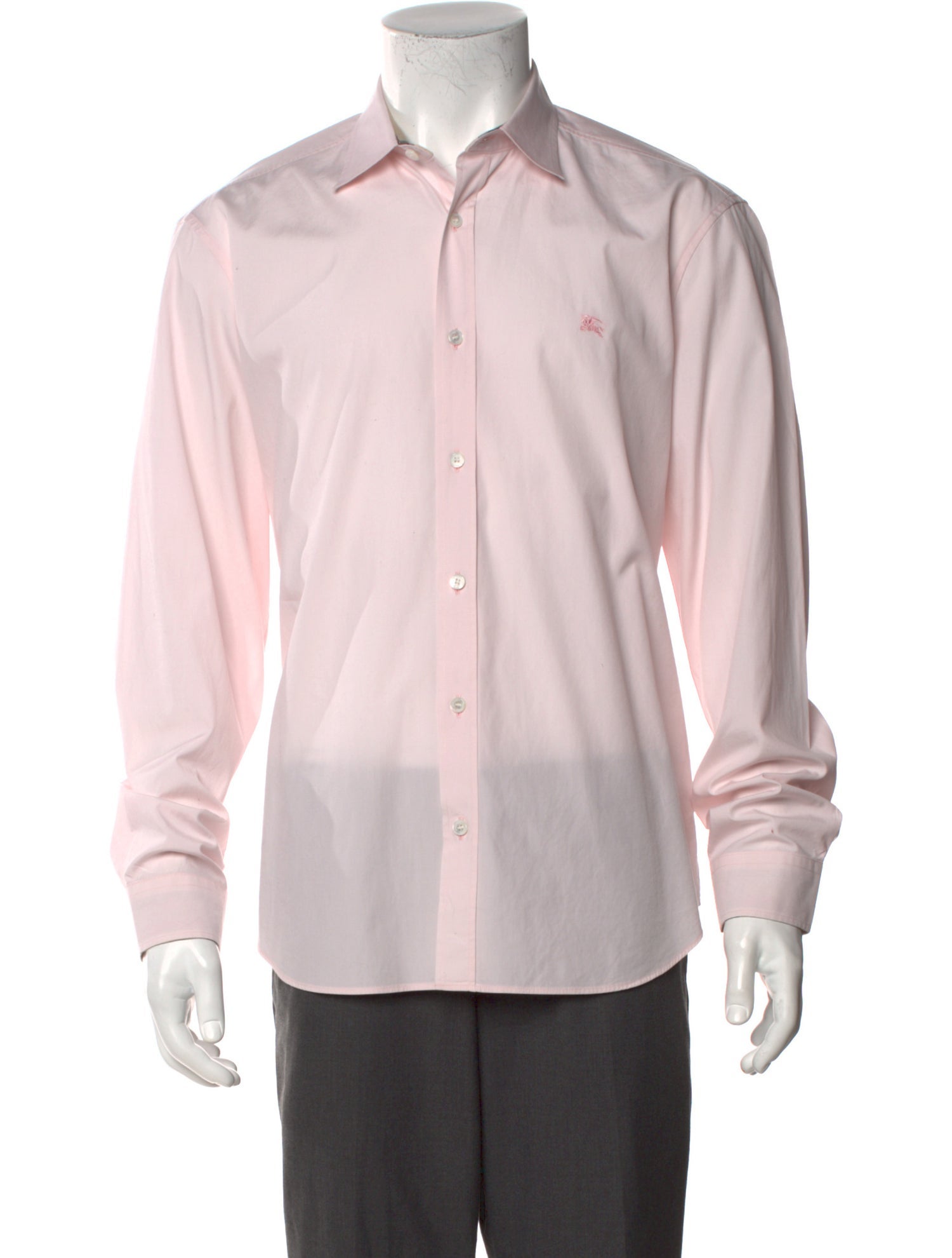 Burberry Nova Check Pattern Long Sleeve Dress Shirt