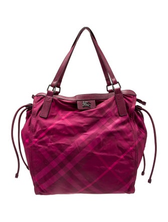 Burberry Smoked Check Hobo