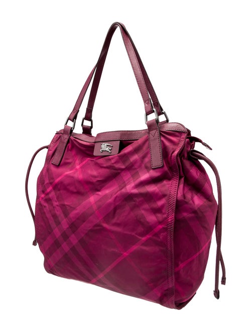 Burberry Smoked Check Hobo