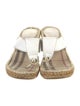 Burberry Leather Espadrilles