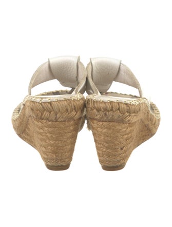 Burberry Leather Espadrilles