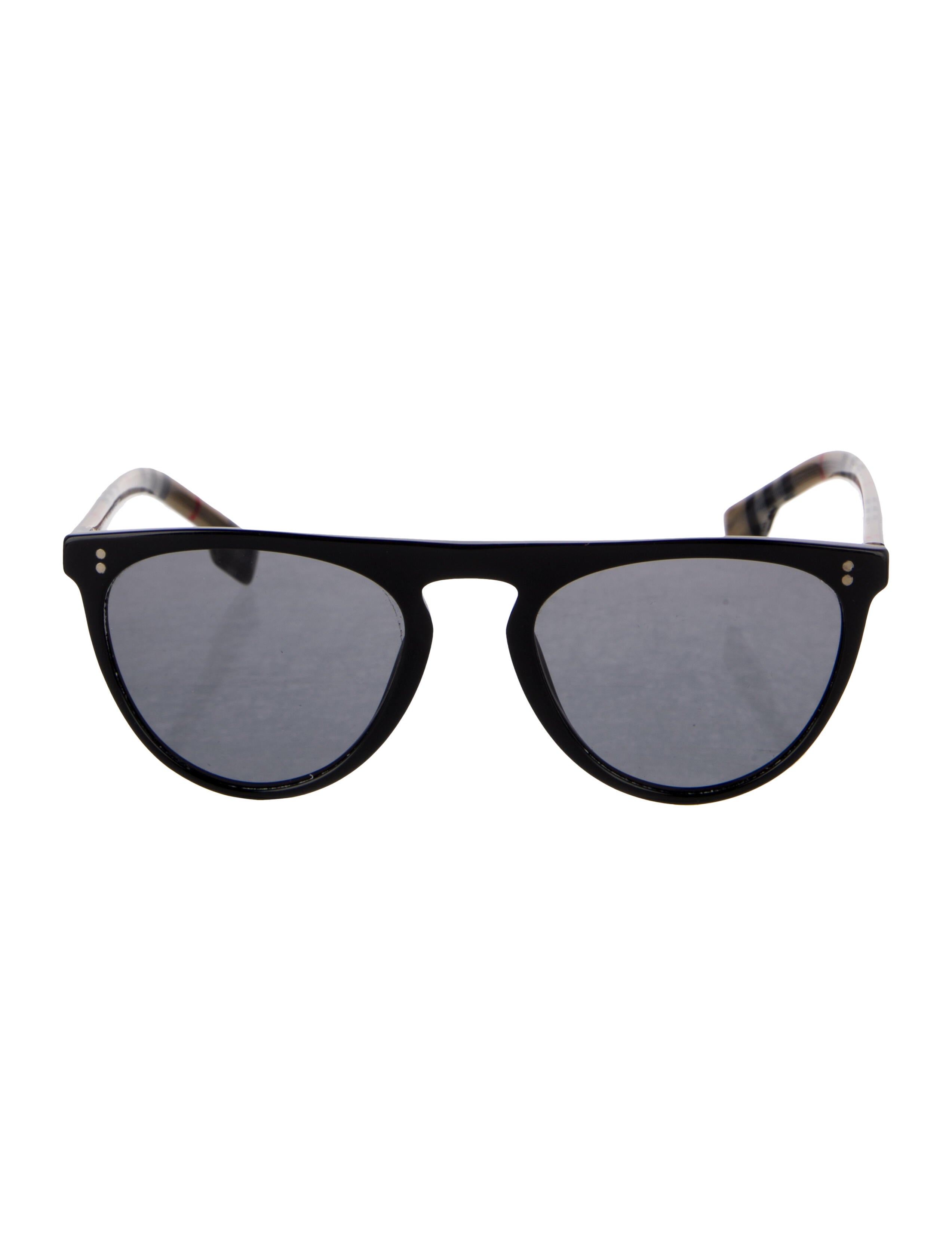 Burberry Nova Check Pattern Wayfarer Sunglasses