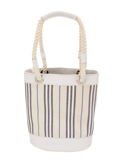 Burberry Canvas Bucket Bag