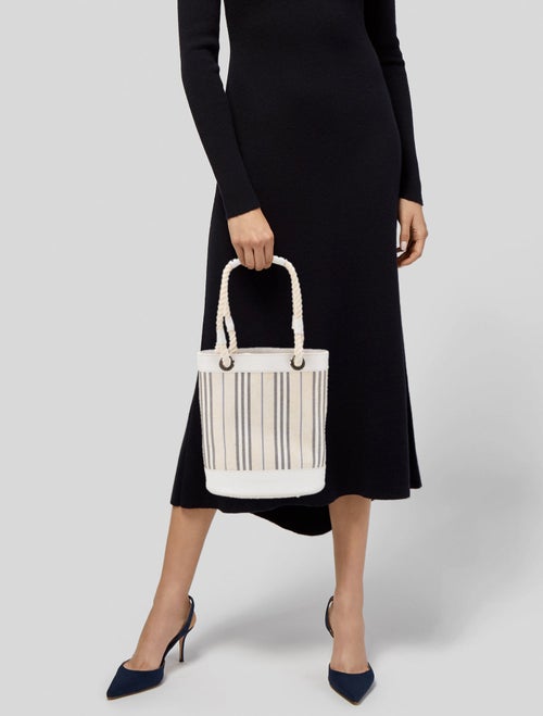 Burberry Canvas Bucket Bag