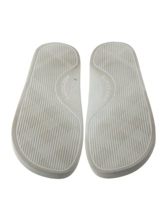 Burberry Rubber Printed Slides