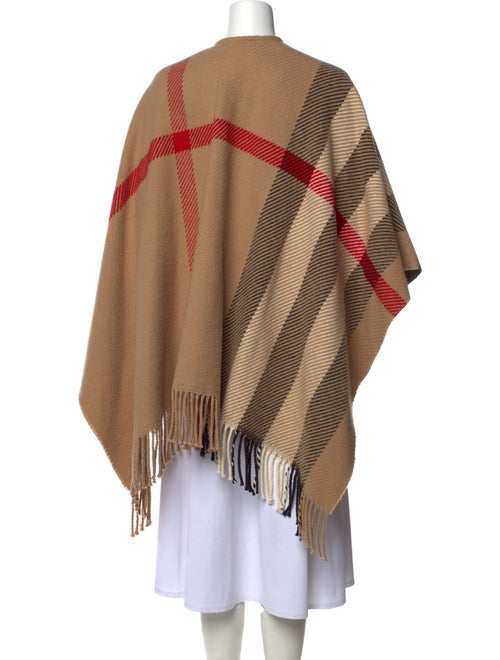 Burberry Wool Plaid Print Sweater