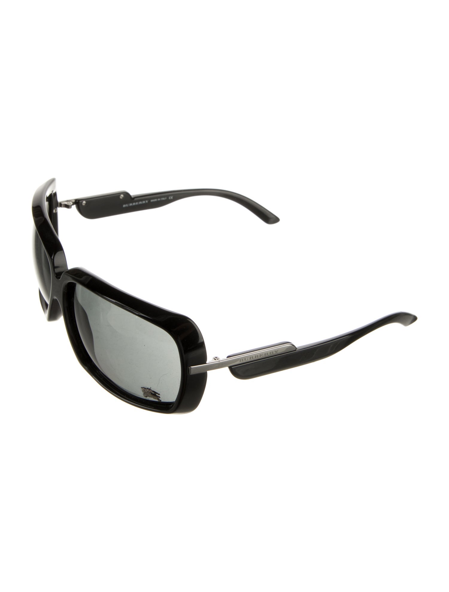 Burberry Nova Check Pattern Oversize Sunglasses