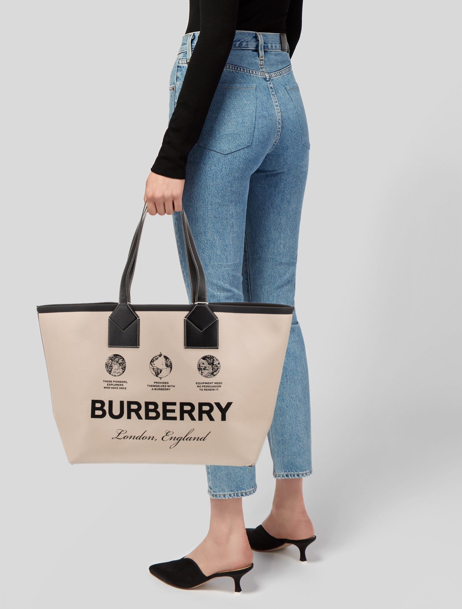 Burberry Nova Check Tote Large