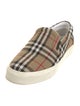 Burberry House Check Pattern Canvas Sneakers