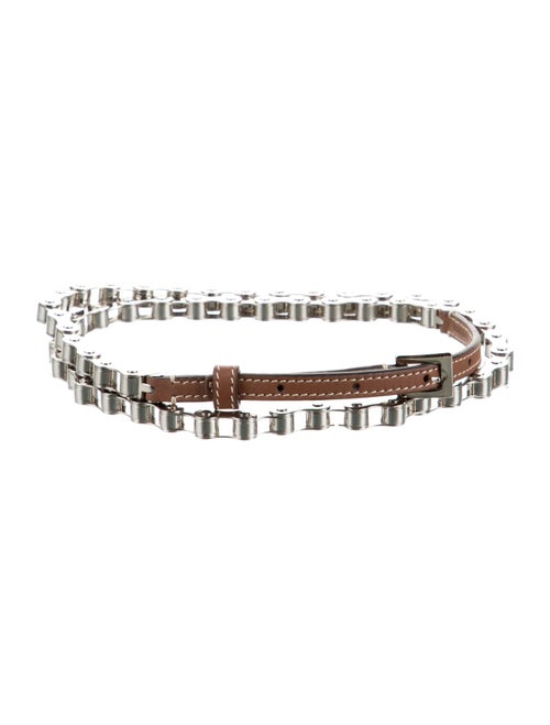 Burberry Skinny Metal Waist Belt