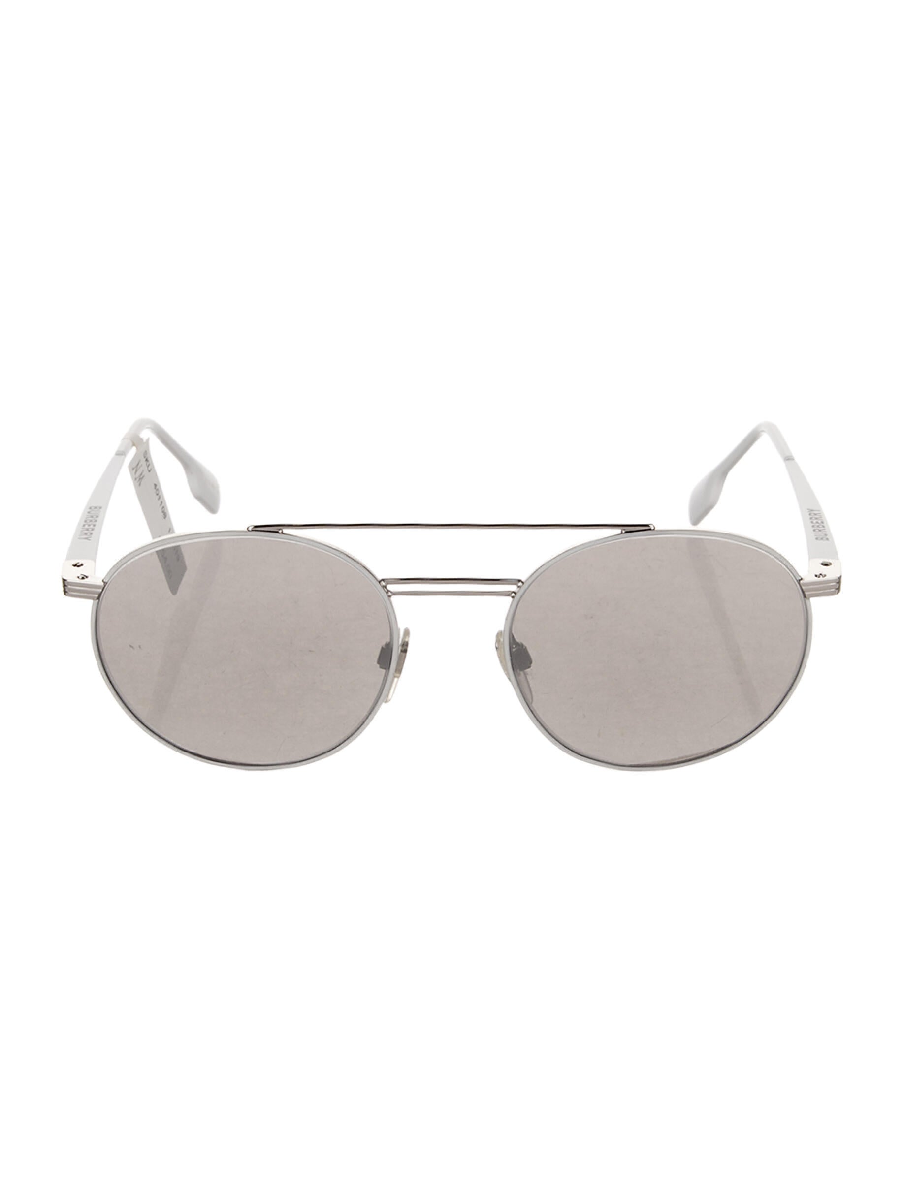 Burberry Round Mirrored Sunglasses