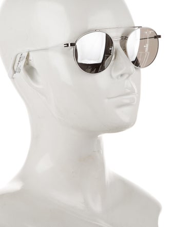 Burberry Round Mirrored Sunglasses