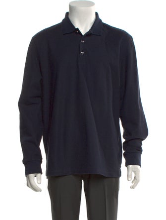 Burberry Exploded Check Pattern Crew Neck Polo Shirt