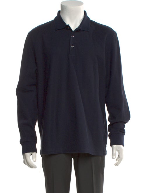 Burberry Exploded Check Pattern Crew Neck Polo Shirt