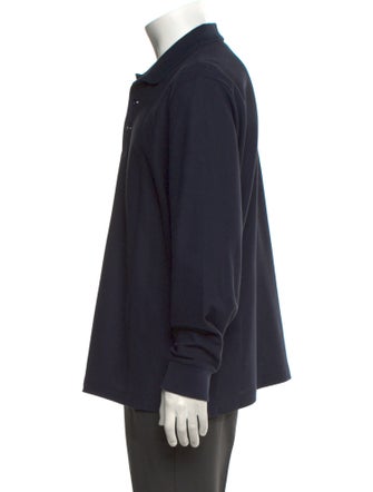 Burberry Exploded Check Pattern Crew Neck Polo Shirt