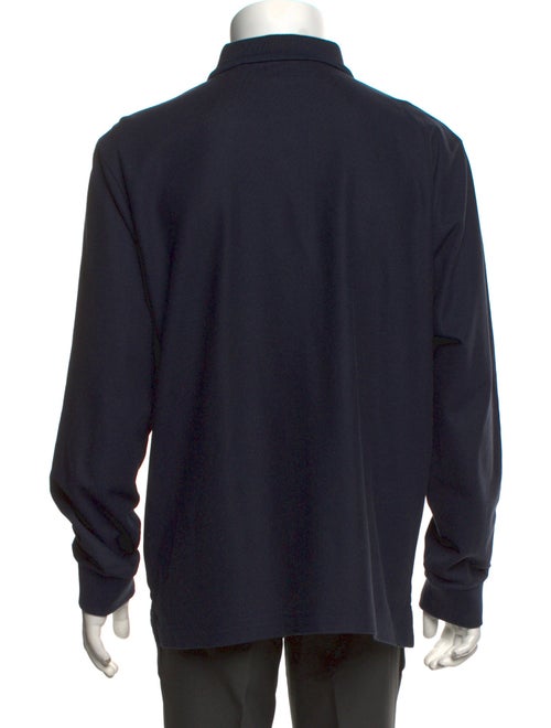 Burberry Exploded Check Pattern Crew Neck Polo Shirt