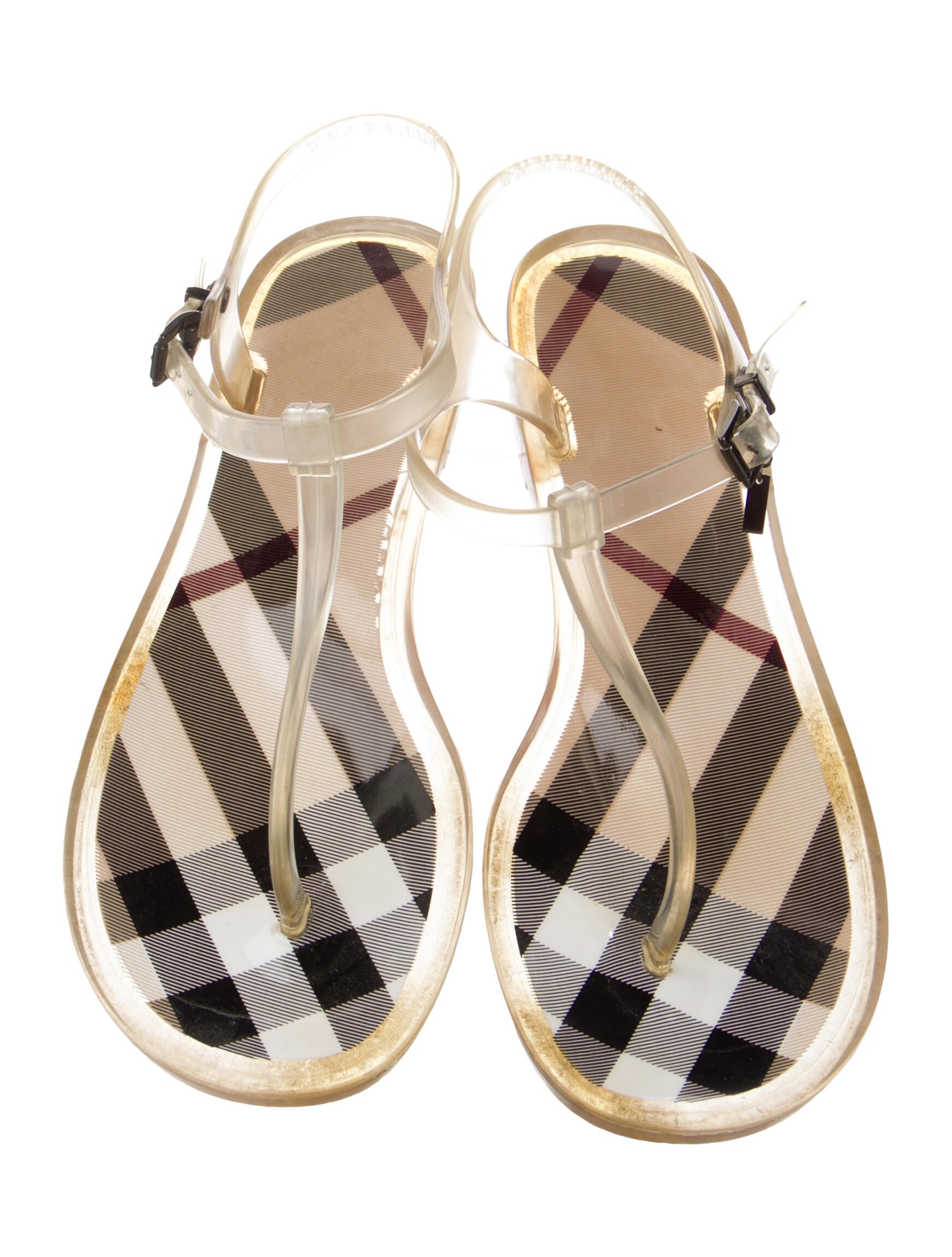 Burberry Rubber Printed Sandals