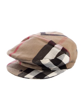 Burberry Printed News Boy Hat