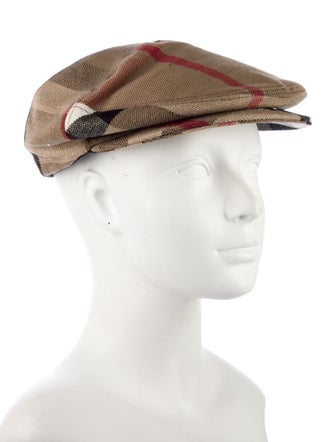 Burberry Printed News Boy Hat