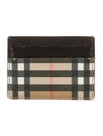 Burberry House Check Pattern Card Holder