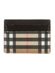 Burberry House Check Pattern Card Holder