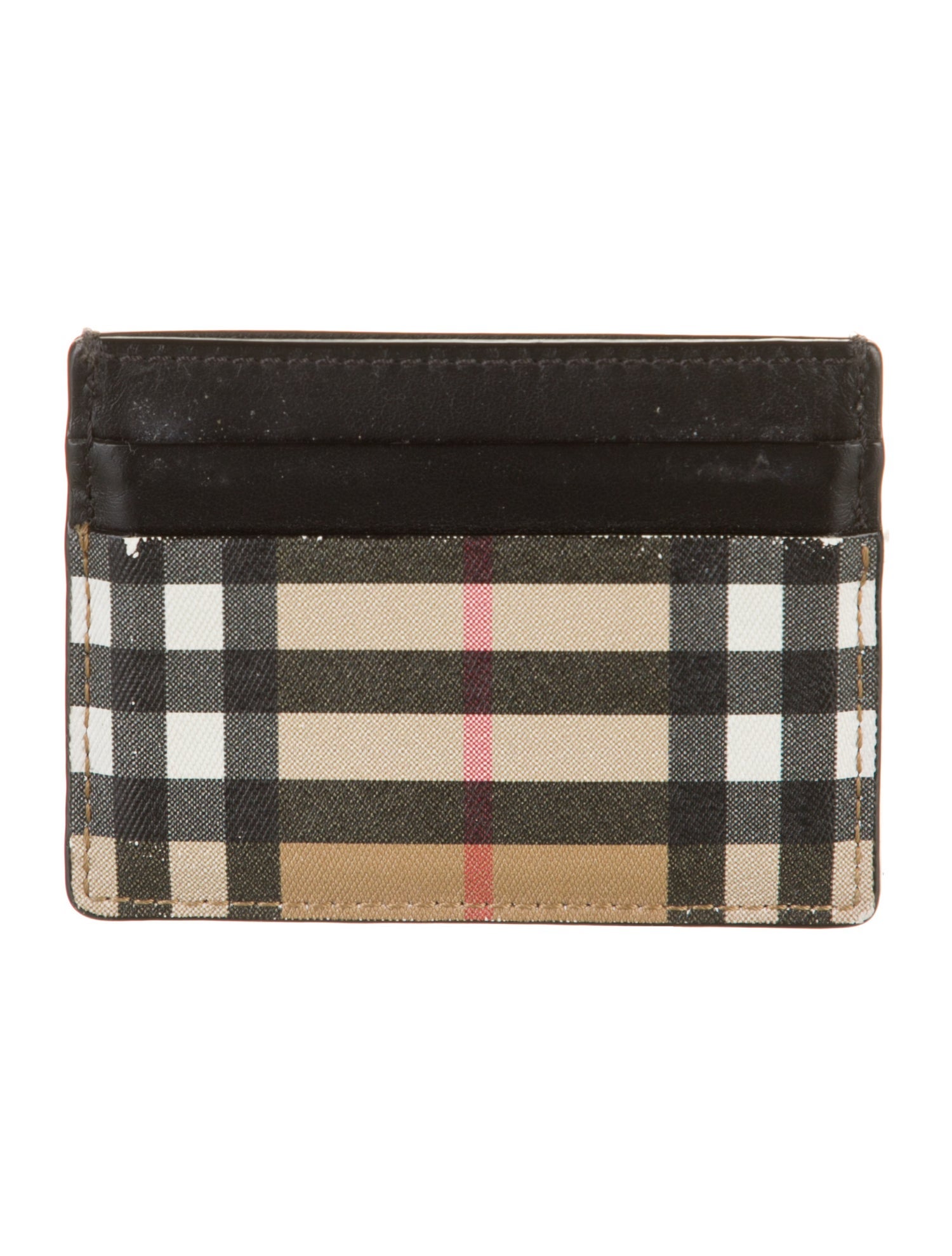 Burberry House Check Pattern Card Holder