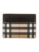 Burberry House Check Pattern Card Holder