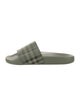 Burberry Nova Check Pattern Rubber Slides
