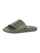 Burberry Nova Check Pattern Rubber Slides