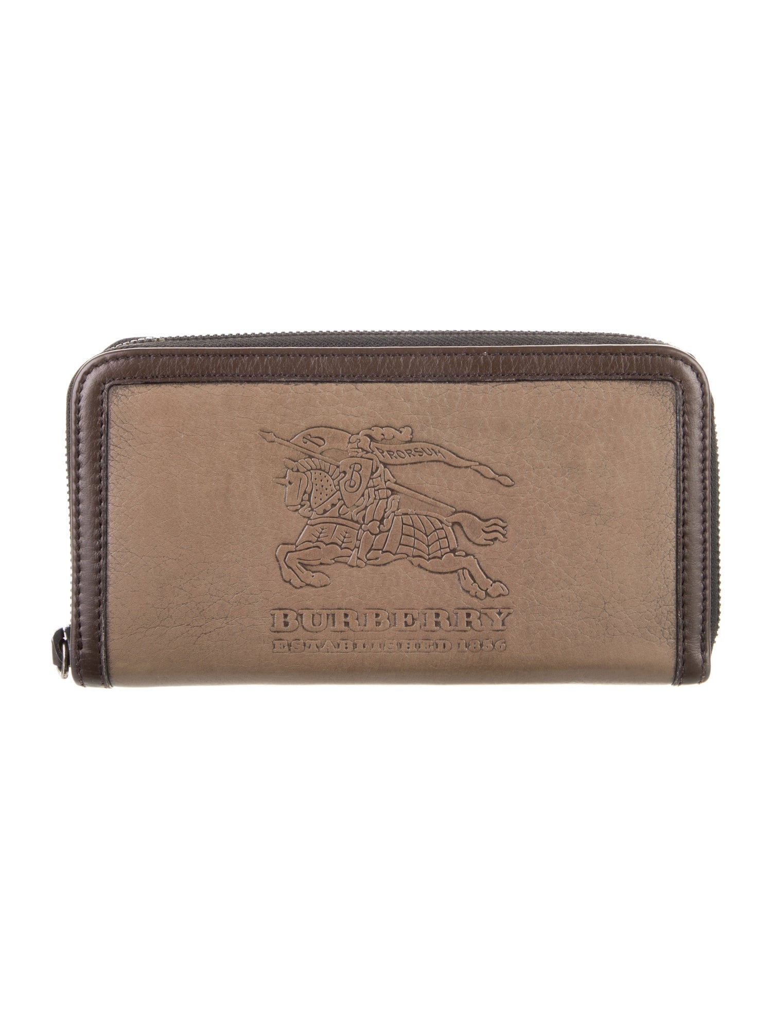 Burberry Leather Continental Wallet
