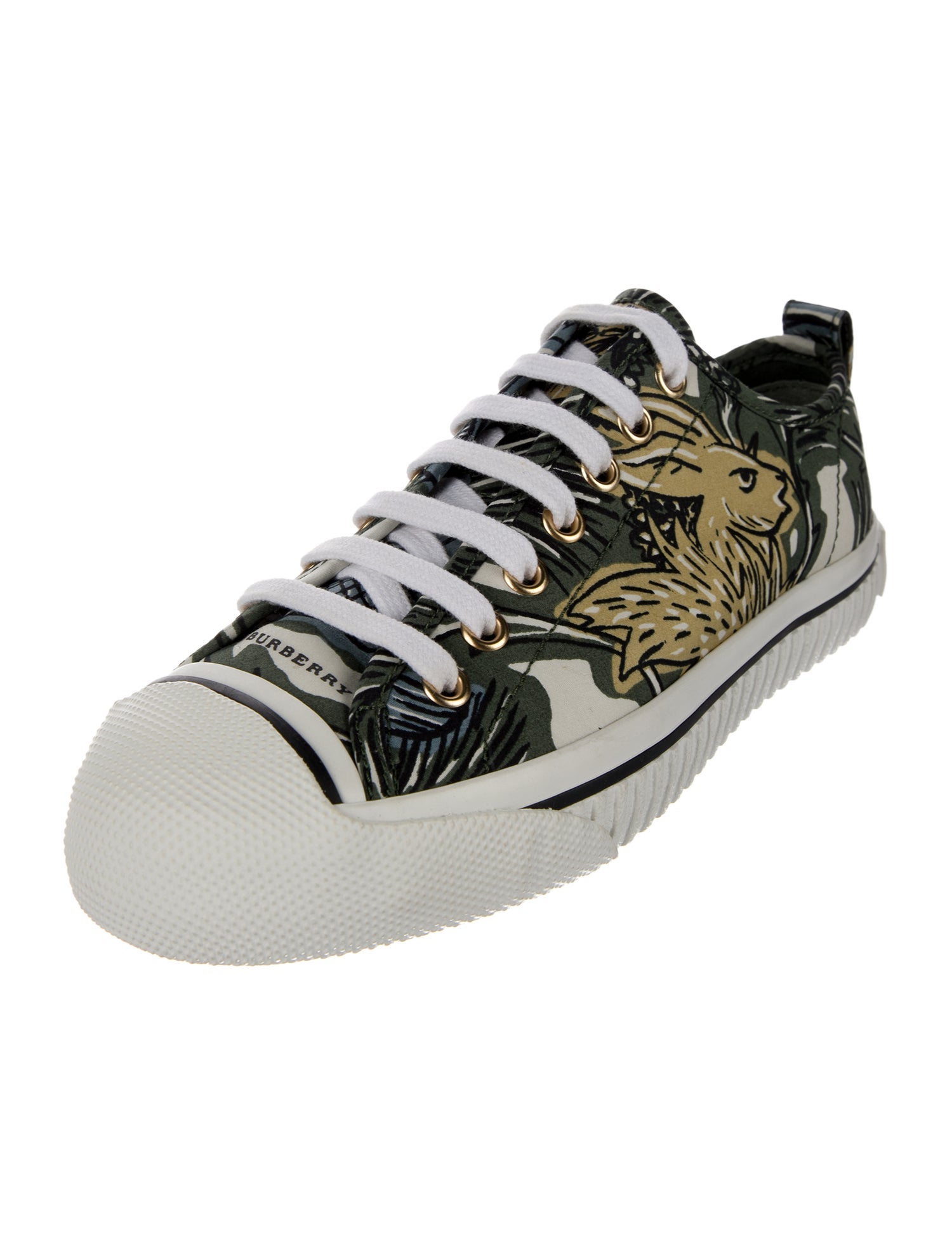 Burberry Canvas Printed Sneakers