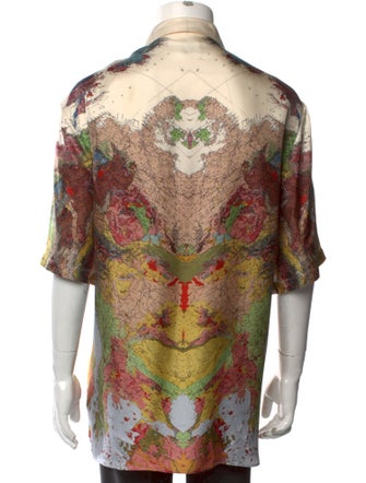 Burberry Silk Animal Print Shirt