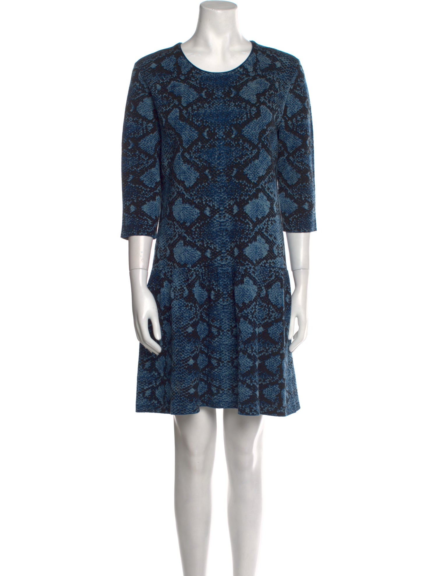 Burberry Merino Wool Mini Dress