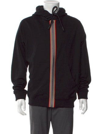 Burberry Striped Mock Neck Hoodie