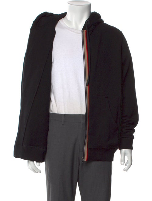 Burberry Striped Mock Neck Hoodie