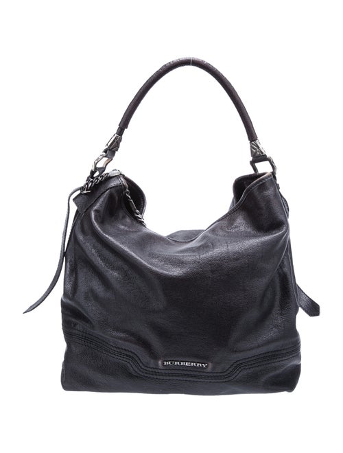 Burberry Leather Top Handle Bag