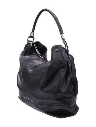 Burberry Leather Top Handle Bag