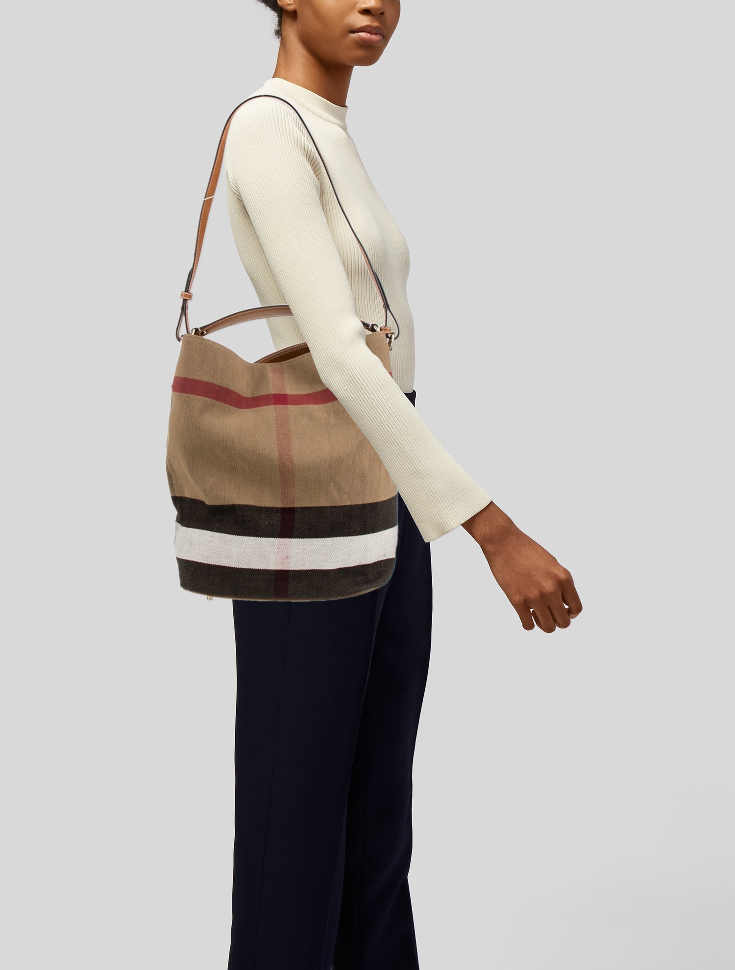 Burberry House Check Bucket Bag