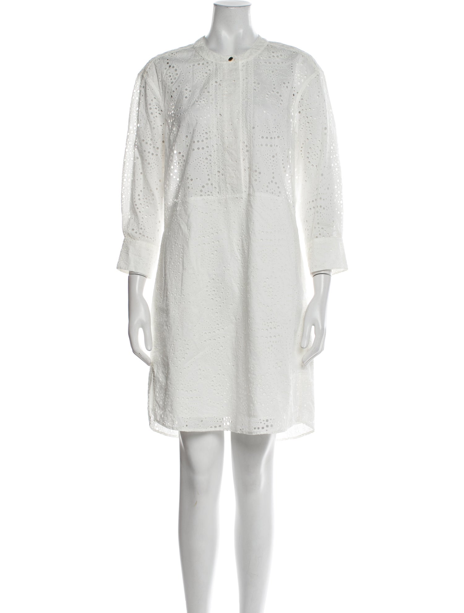 Burberry Crew Neck Knee-Length Dress