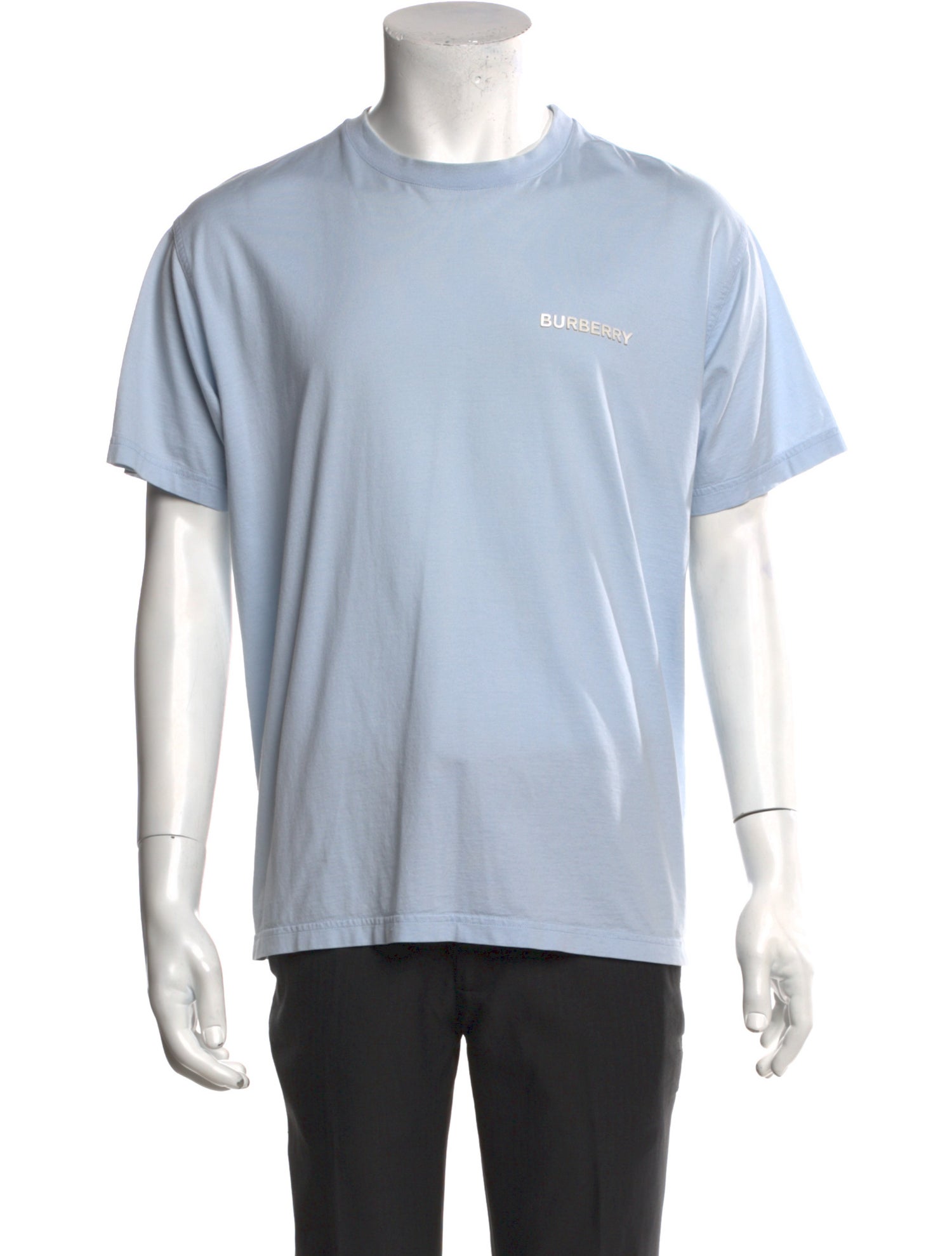 Burberry Nova Check Pattern Crew Neck T-Shirt