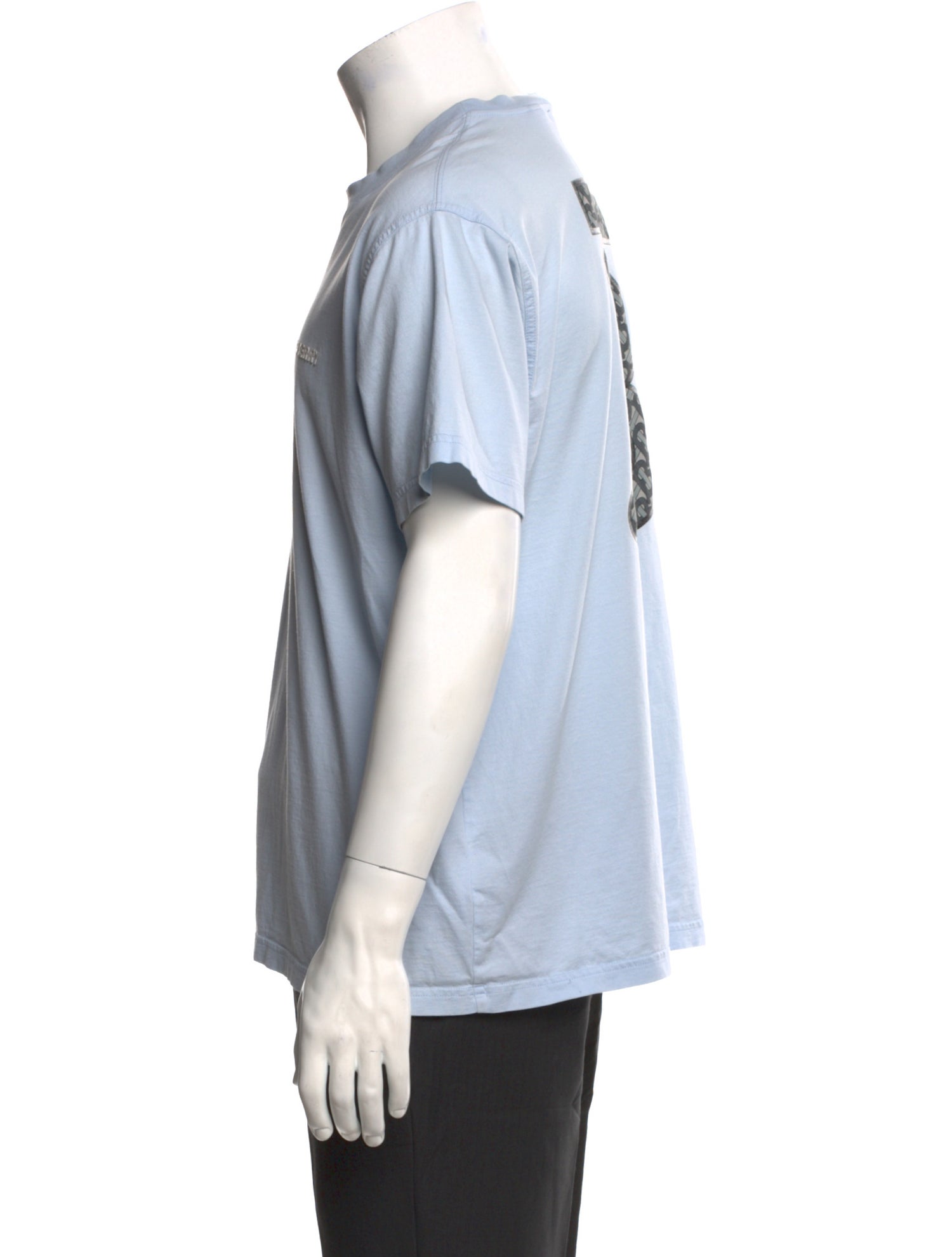 Burberry Nova Check Pattern Crew Neck T-Shirt