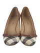 Burberry Exploded Check Pattern Canvas Pumps