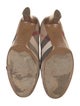 Burberry Exploded Check Pattern Canvas Pumps